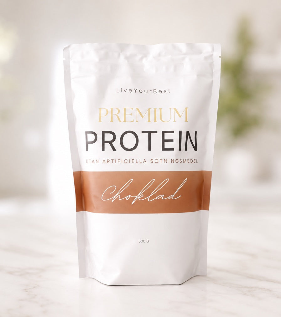 LiveYourBest Premium Protein Choklad — 500 g